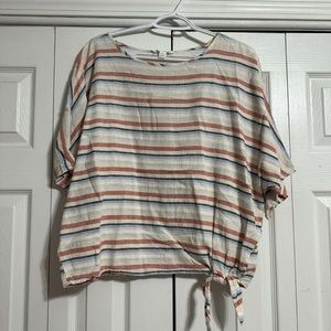 striped beach tshirt